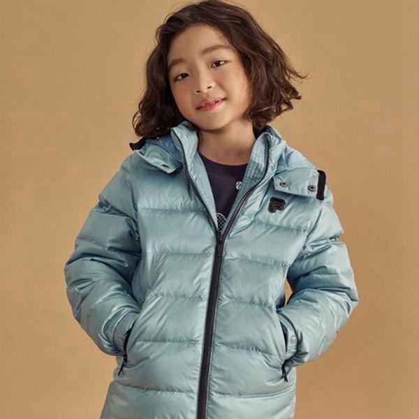 Fila Candy Long Boy's Jackets - Turquoise,NZ 968-57269